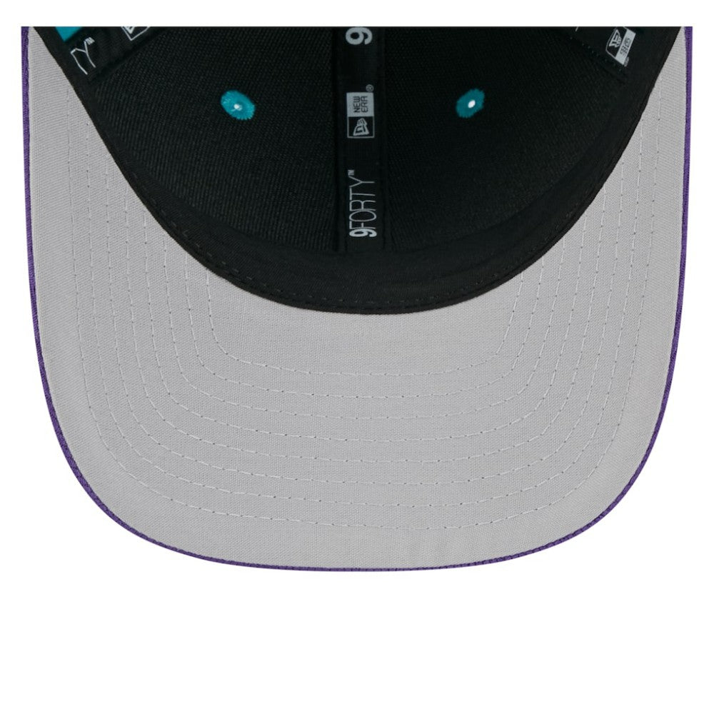 Arizona Diamondbacks New Era 2025 City Connect Batting Practice M-Crown 9FORTY Adjustable Hat - Teal/Purple Hats