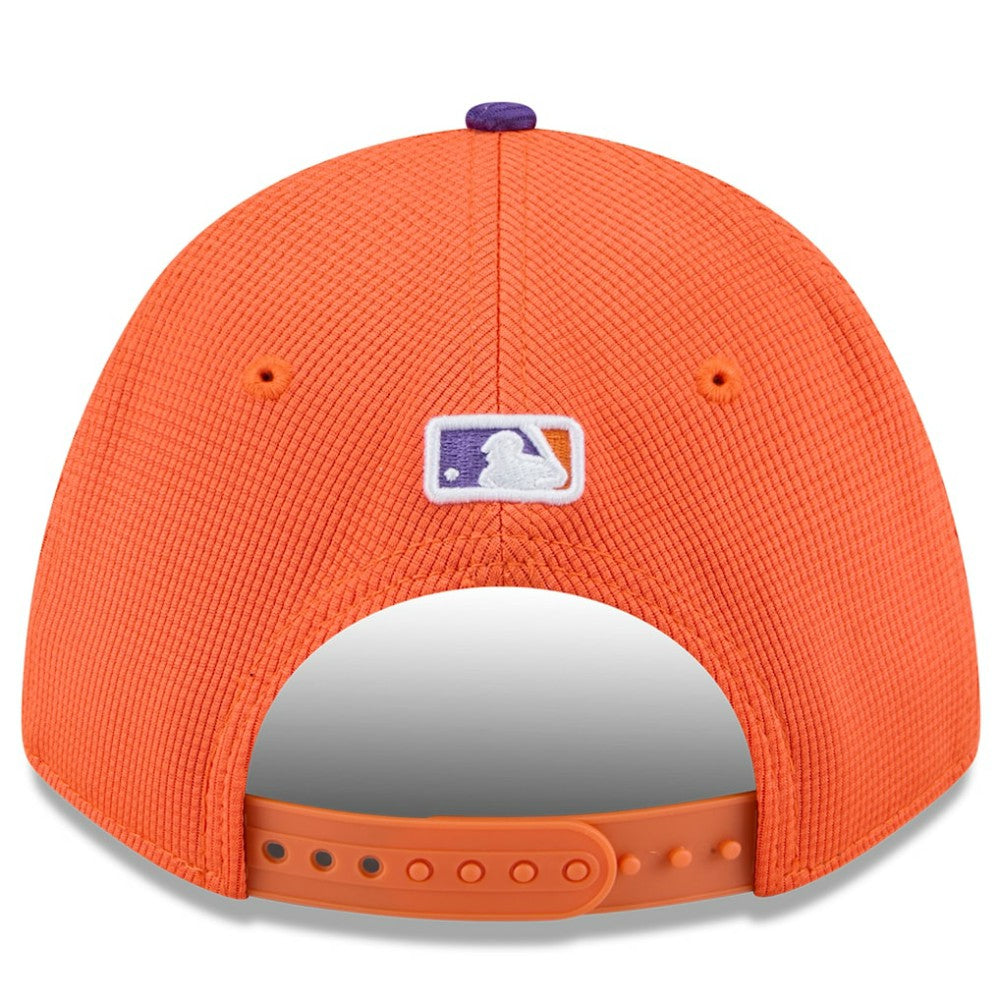 San Francisco Giants New Era 2025 City Connect Batting Practice 9FORTY Adjustable Hat - Orange/Purple Hats