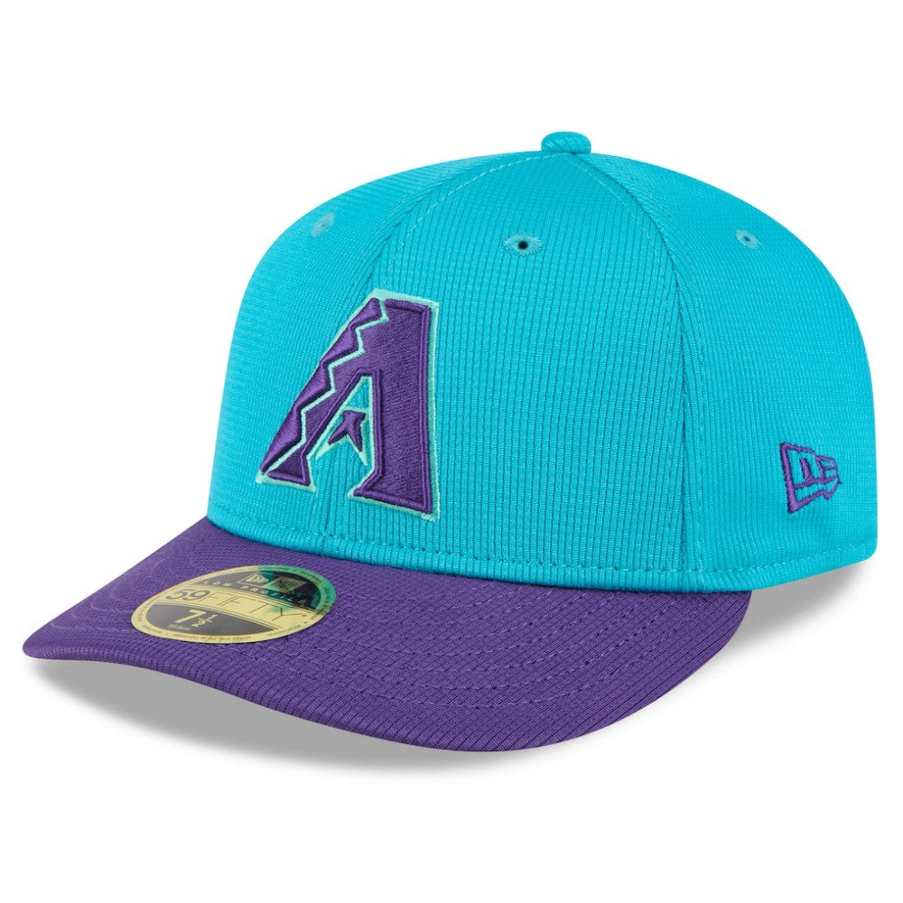 Arizona Diamondbacks New Era 2025 City Connect Low Profile 59FIFTY Fitted Hat - Teal/Purple Hats