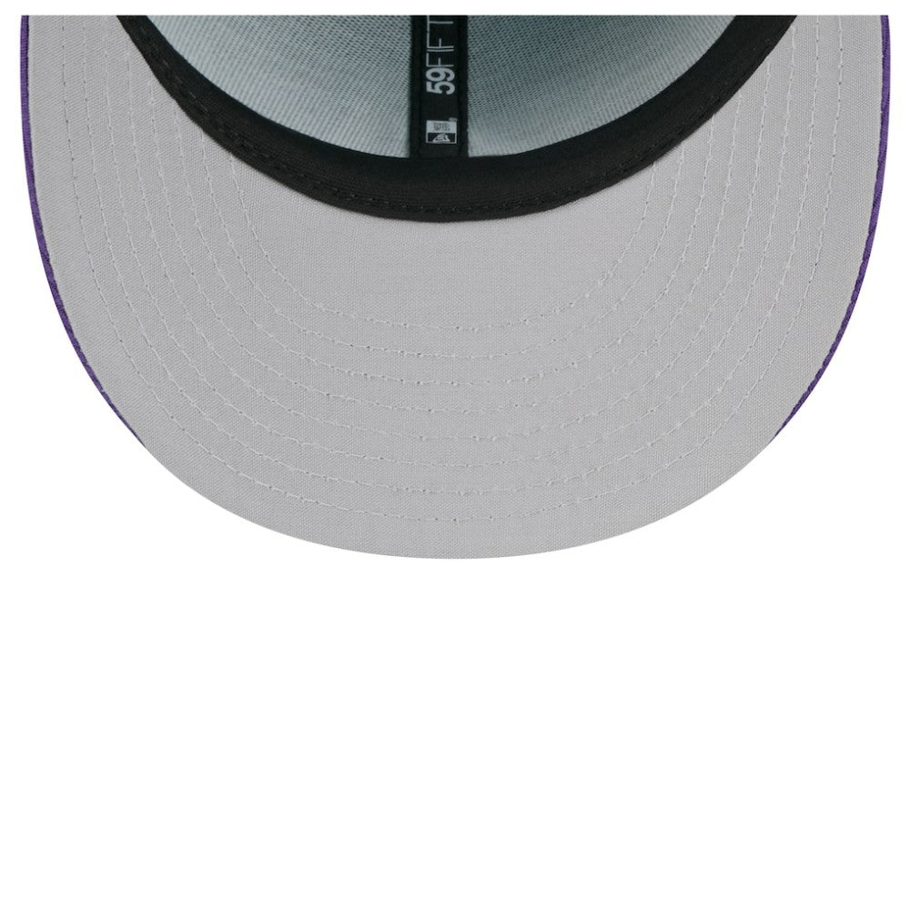 Arizona Diamondbacks New Era 2025 City Connect Low Profile 59FIFTY Fitted Hat - Teal/Purple Hats