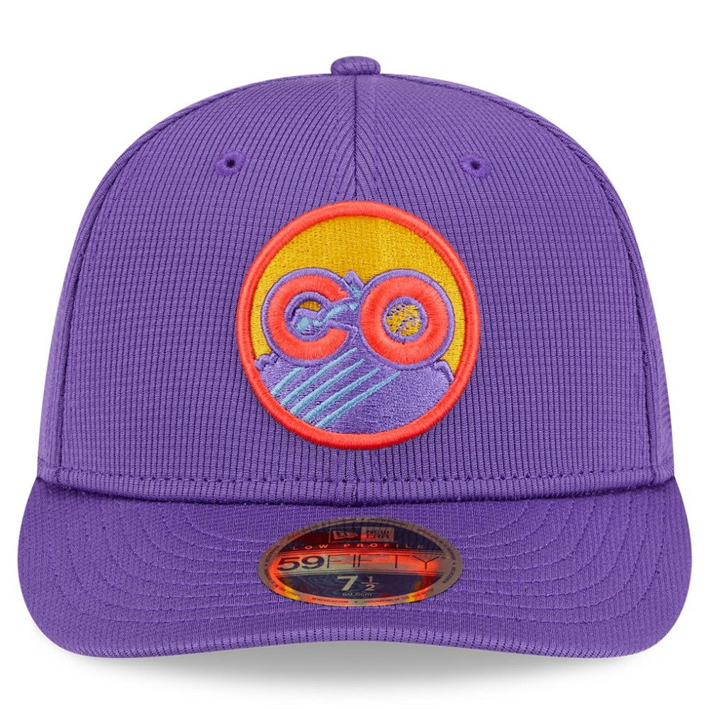 Colorado Rockies New Era 2025 City Connect Batting Practice Low Profile 59FIFTY Fitted Hat - Purple Hats