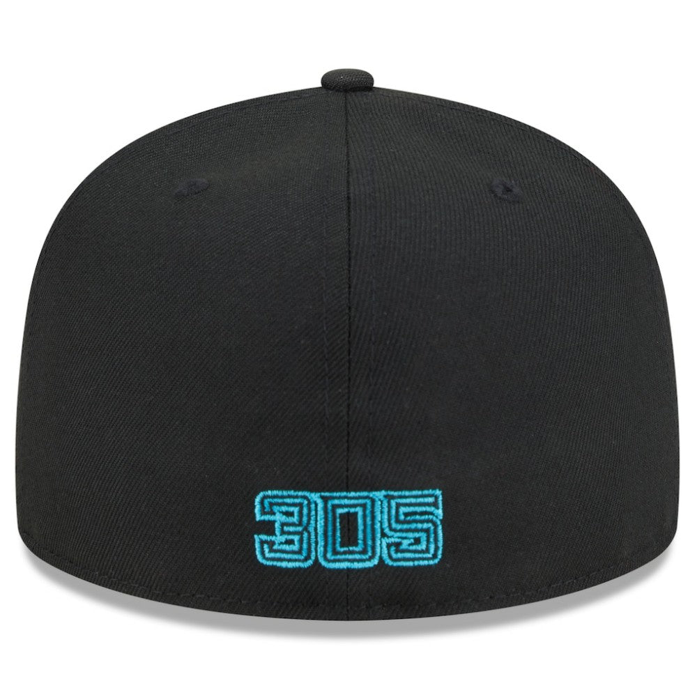 Miami Marlins New Era 2025 City Connect 59FIFTY Fitted Hat - Black Hats