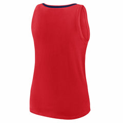 St. Louis Cardinals Logo Athletic Women's Stellar Win V-Neck Tank Top - Red Tanks