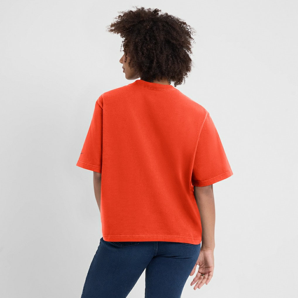 Cincinnati Bengals Women's Glory Arch Boxy T-Shirt Orange
