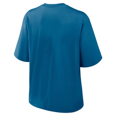 Seattle Seahawks Women's Glory Arch Boxy T-Shirt Blue