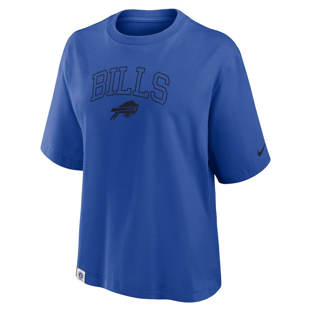 Buffalo Bills Women's Glory Arch Boxy T-Shirt Royal