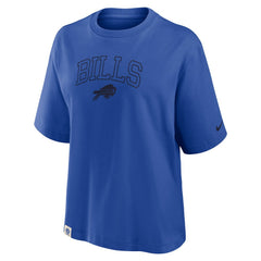 Buffalo Bills Women's Glory Arch Boxy T-Shirt Royal