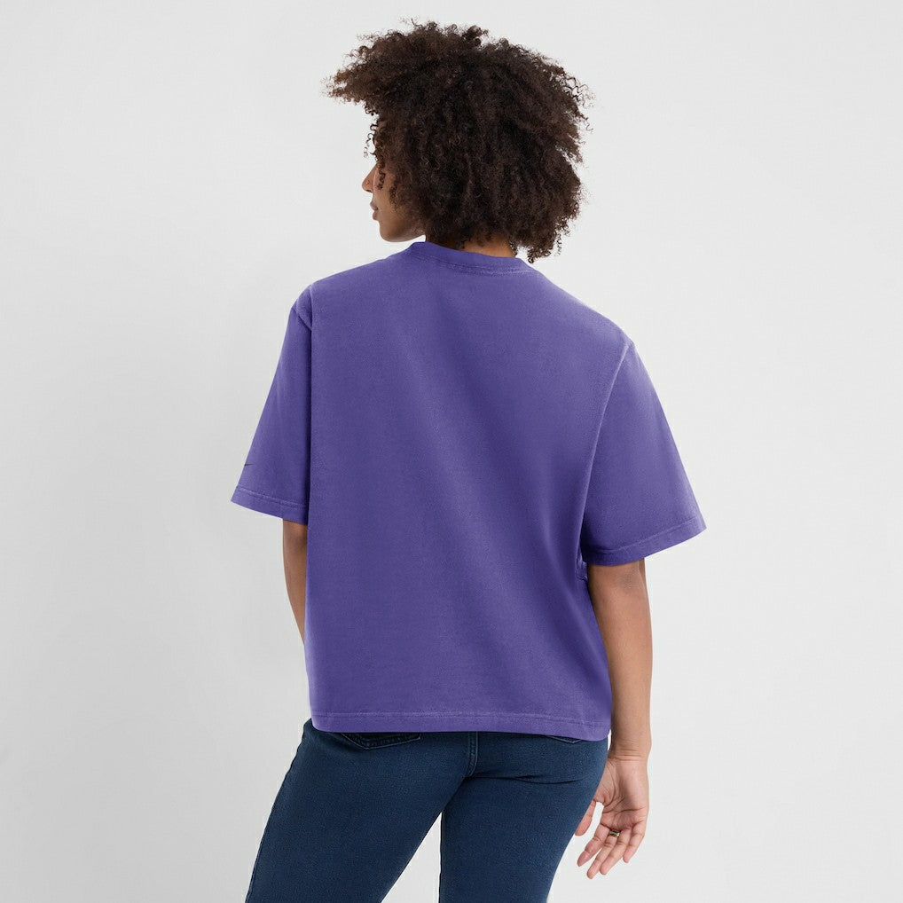 Baltimore Ravens Women's Glory Arch Boxy T-Shirt Purple