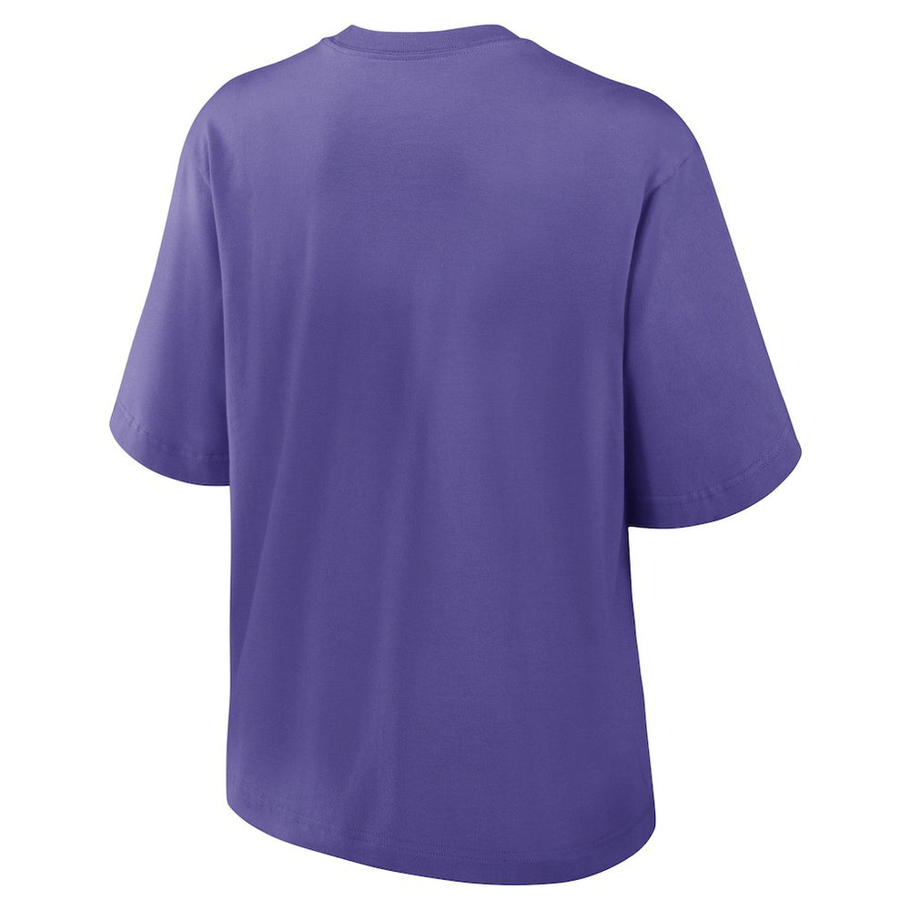 Minnesota Vikings Women's Glory Arch Boxy T-Shirt Purple