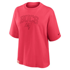 Tampa Bay Buccaneers Women's Glory Arch Boxy T-Shirt Red