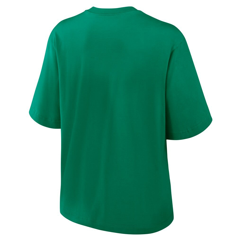 New York Jets Women's Glory Arch Boxy T-Shirt Green
