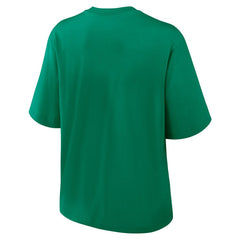 New York Jets Women's Glory Arch Boxy T-Shirt Green