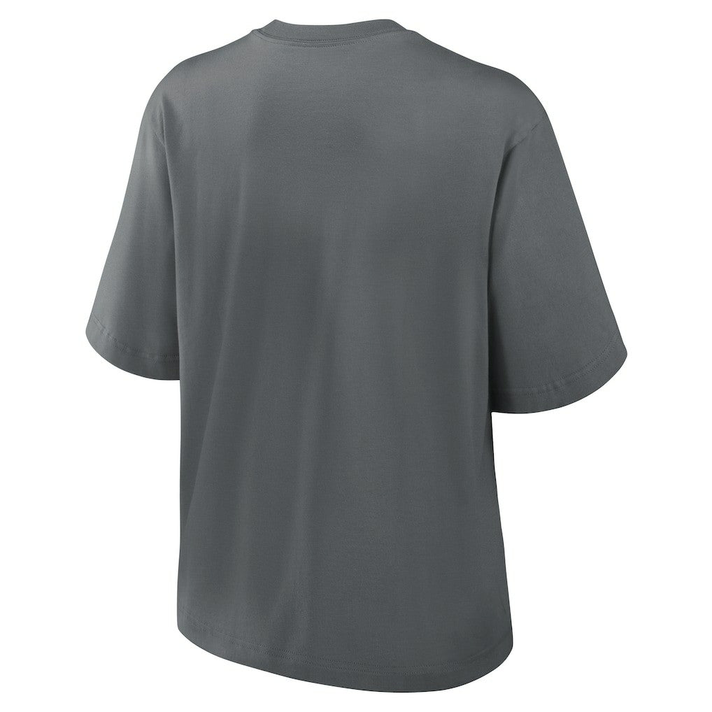 Philadelphia Eagles Women's Glory Arch Boxy T-Shirt Charcoal