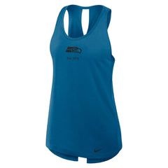 Seattle Seahawks Women's Glory Open-Back Crisscross Dri-FIT Tank Top College Navy
