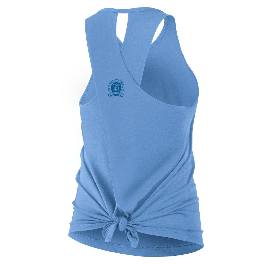 Los Angeles Chargers Women's Glory Open-Back Crisscross Dri-FIT Tank Top Powder Blue