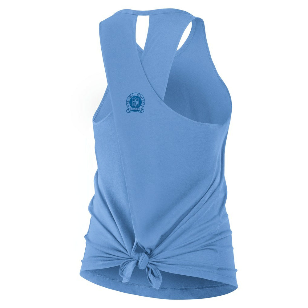 Los Angeles Chargers Women's Glory Open-Back Crisscross Dri-FIT Tank Top Powder Blue