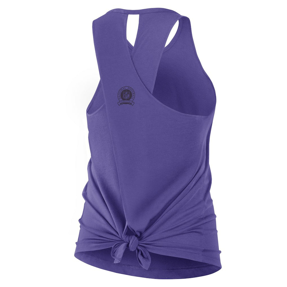 Baltimore Ravens Women's Glory Open-Back Crisscross Dri-FIT Tank Top Purple