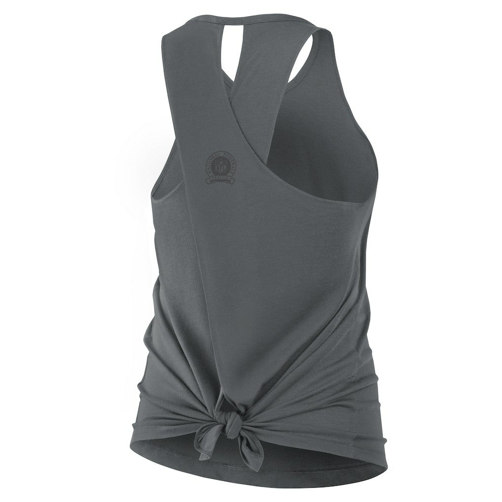 Arizona Cardinals Women's Glory Open-Back Crisscross Dri-FIT Tank Top Charcoal