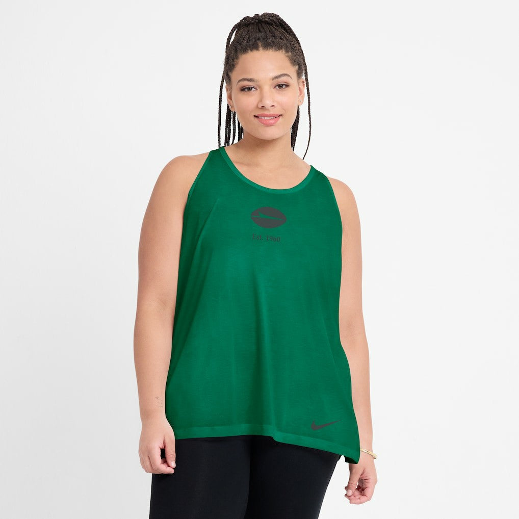 New York Jets Women's Glory Open-Back Crisscross Dri-FIT Tank Top Green
