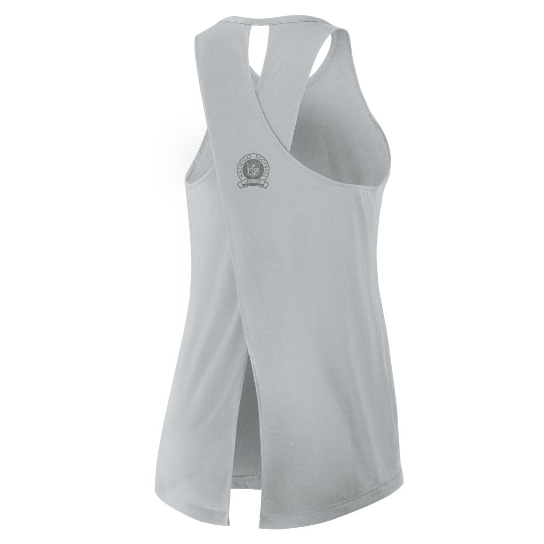 Detroit Lions Women's Glory Open-Back Crisscross Dri-FIT Tank Top Gray