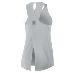 Detroit Lions Women's Glory Open-Back Crisscross Dri-FIT Tank Top Gray