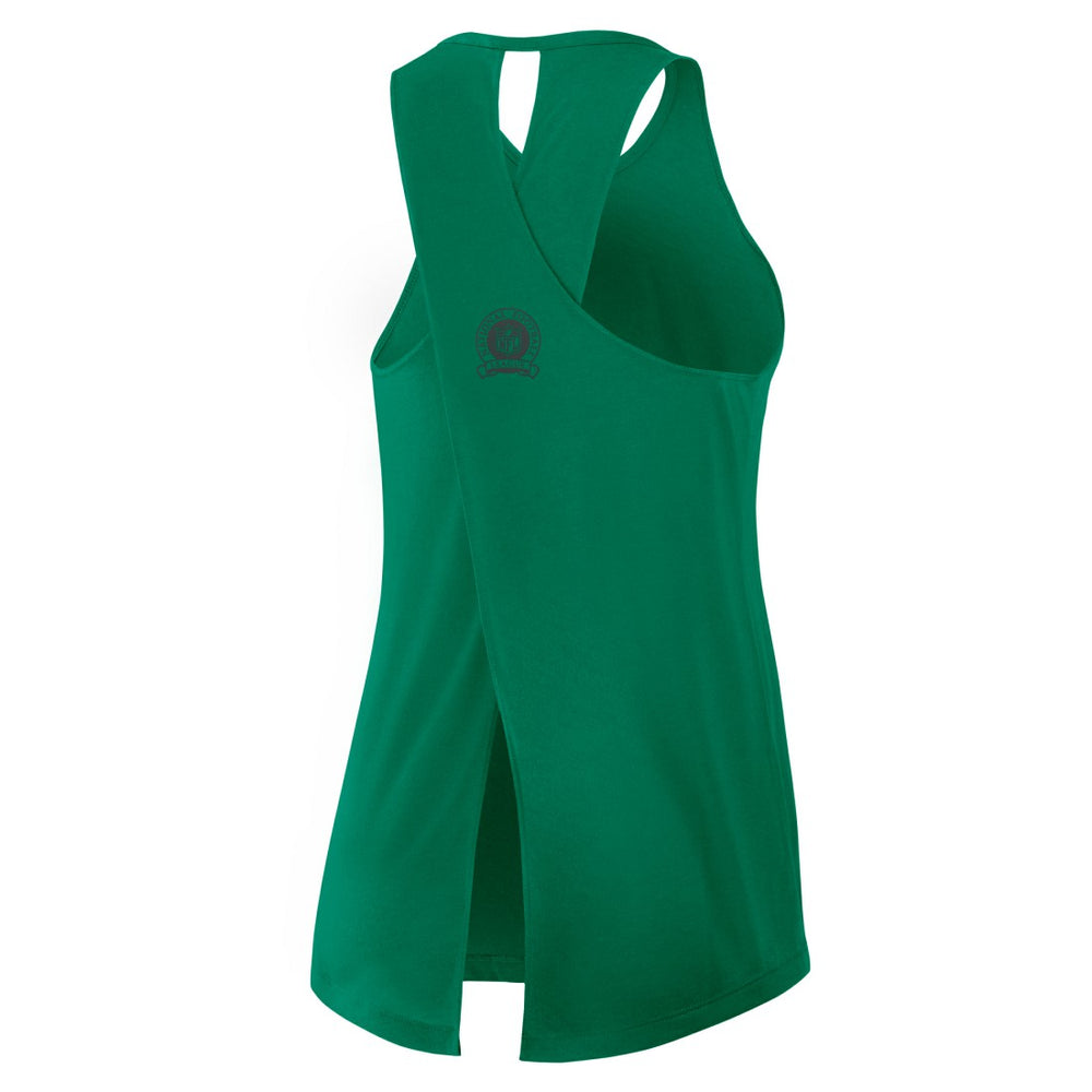 Green Bay Packers Women's Glory Open-Back Crisscross Dri-FIT Tank Top Green