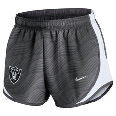 Las Vegas Raiders Women's Tempo Dri-FIT Shorts Anthracite