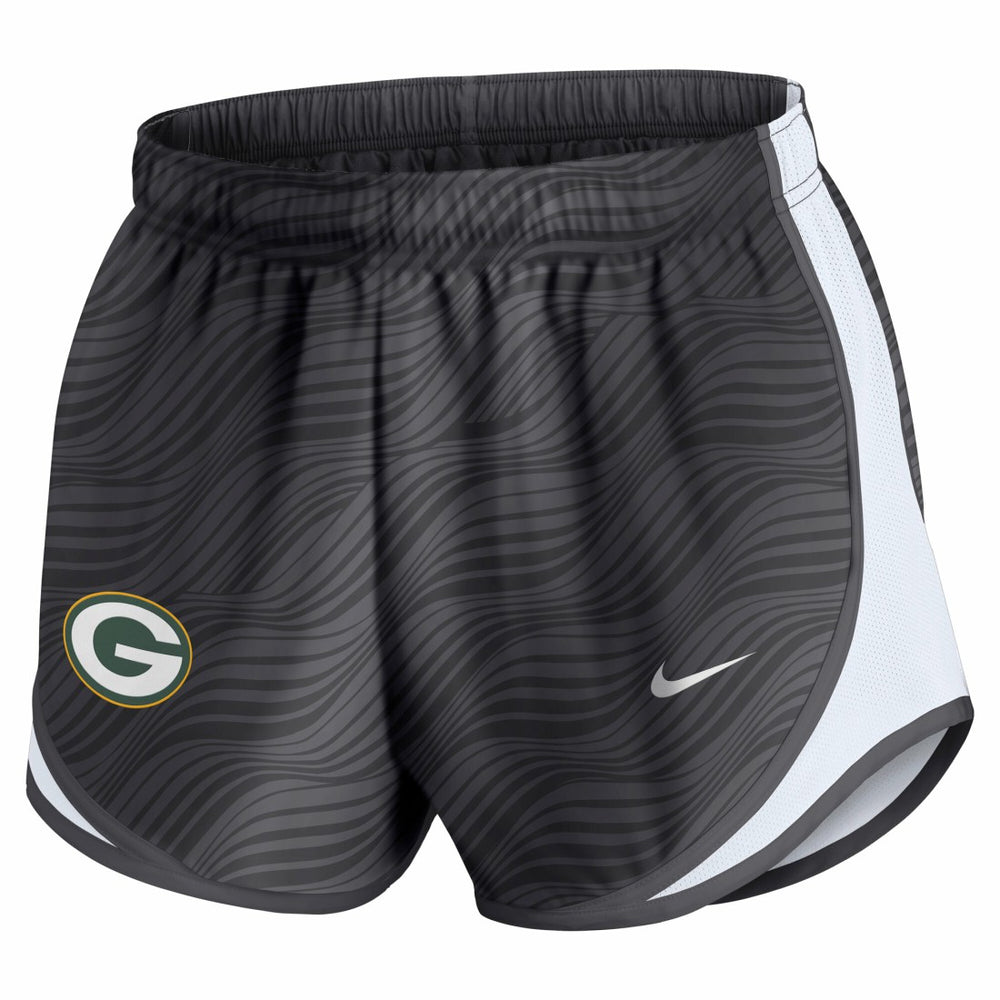 Green Bay Packers Women's Tempo Dri-FIT Shorts Anthracite