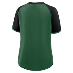 New York Jets Women's Height Advantage T-Shirt Green/Black