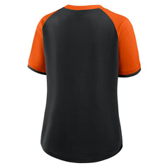 Cincinnati Bengals Women's Height Advantage T-Shirt Black/Orange