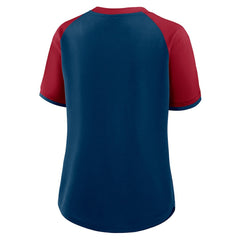 Houston Texans Women's Height Advantage T-Shirt Navy/Red