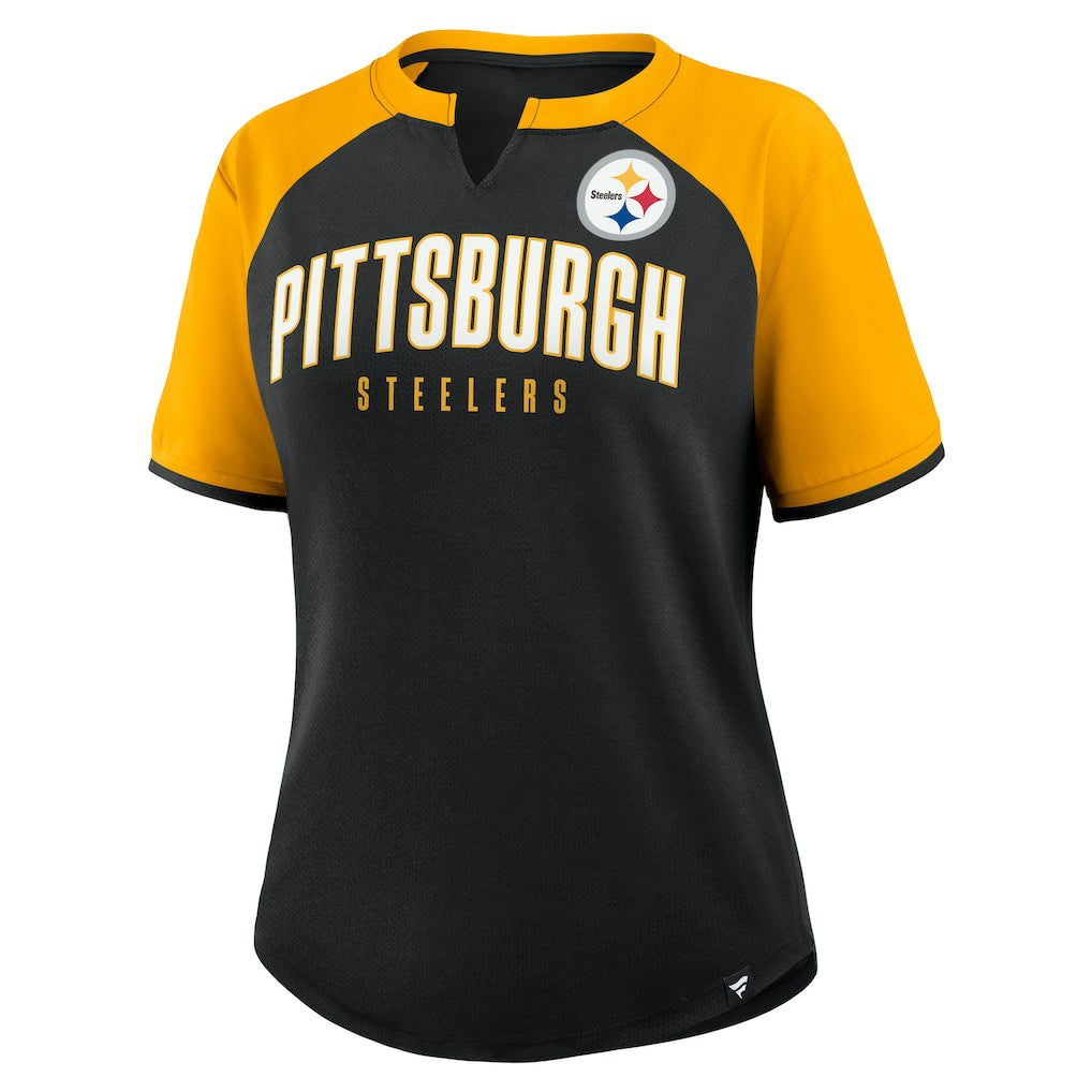 Pittsburgh Steelers Women's Height Advantage T-Shirt Black/Gold