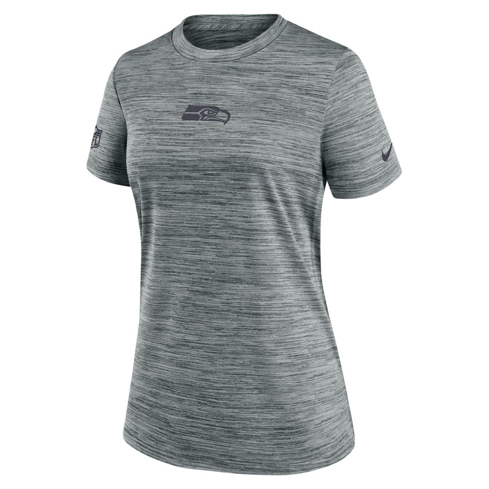 Seattle Seahawks Women's Sideline Velocity Dri-FIT T-Shirt Gray