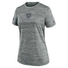 Chicago Bears Women's Sideline Velocity Dri-FIT T-Shirt Gray
