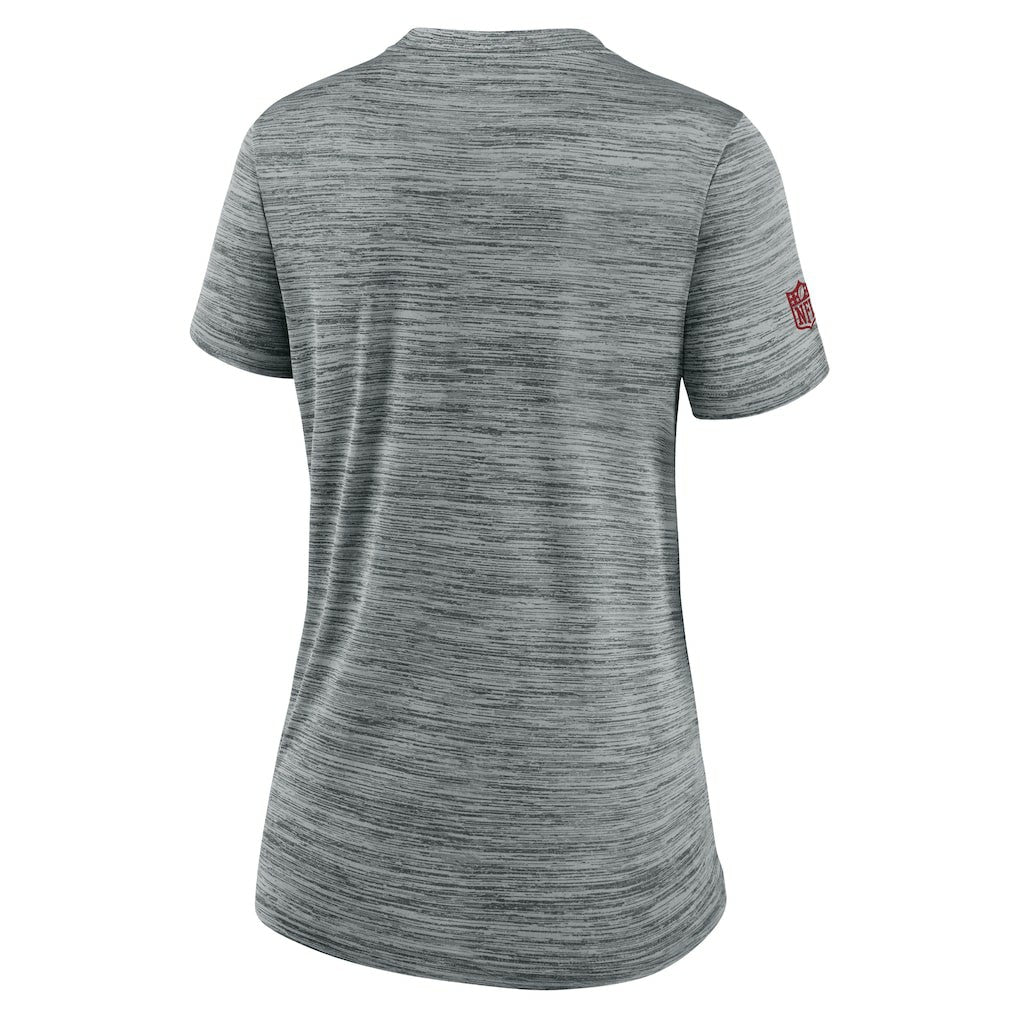 San Francisco 49ers Women's Sideline Velocity Dri-FIT T-Shirt Gray