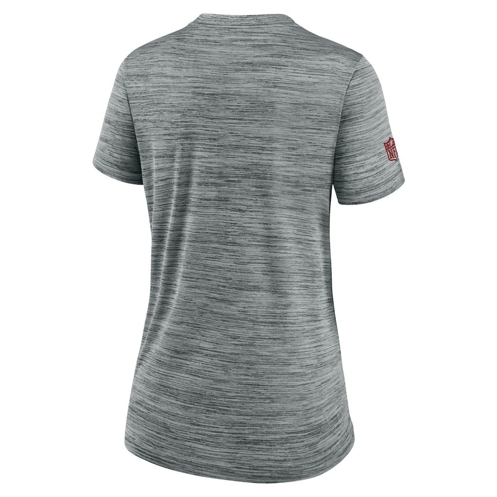 San Francisco 49ers Women's Sideline Velocity Dri-FIT T-Shirt Gray
