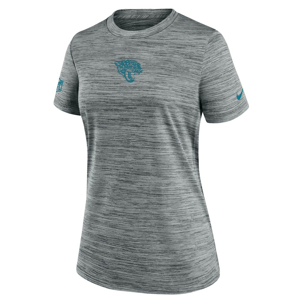Jacksonville Jaguars Women's Sideline Velocity Dri-FIT T-Shirt Gray