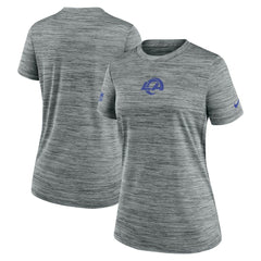 Los Angeles Rams Women's Sideline Velocity Dri-FIT T-Shirt Gray