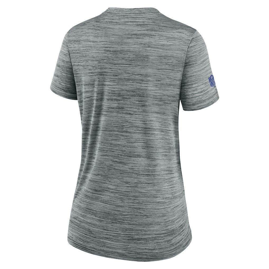 Los Angeles Rams Women's Sideline Velocity Dri-FIT T-Shirt Gray
