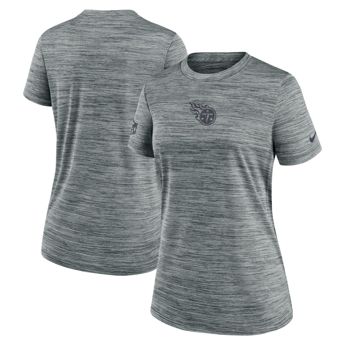 Tennessee Titans Women's Sideline Velocity Dri-FIT T-Shirt Gray