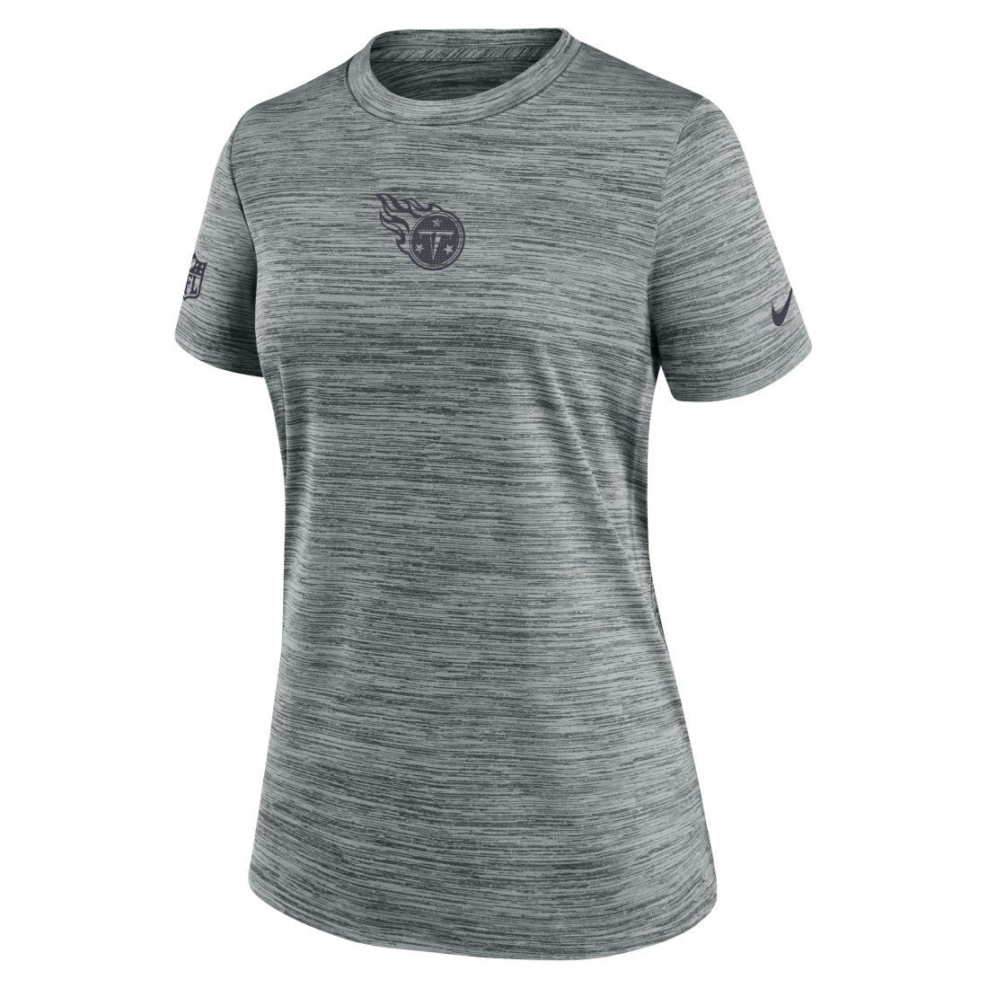 Tennessee Titans Women's Sideline Velocity Dri-FIT T-Shirt Gray