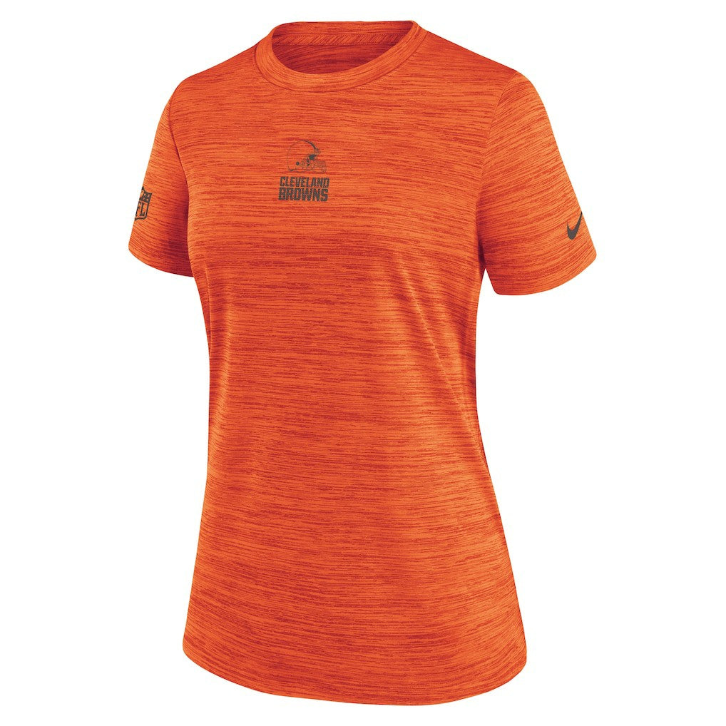 Cleveland Browns Women's Sideline Velocity Dri-FIT T-Shirt Orange