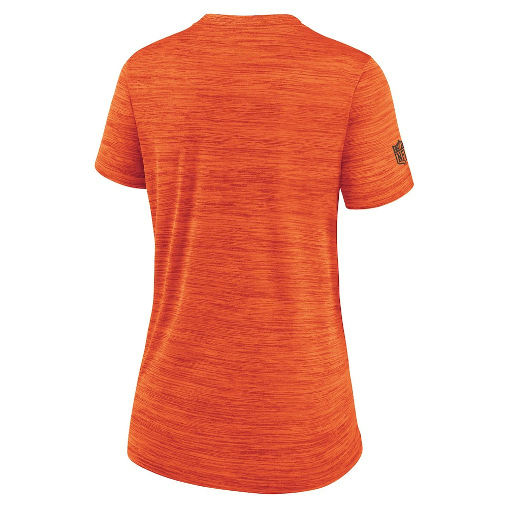 Cleveland Browns Women's Sideline Velocity Dri-FIT T-Shirt Orange