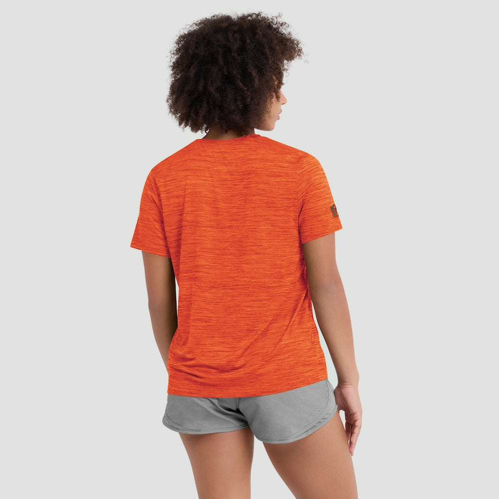 Cleveland Browns Women's Sideline Velocity Dri-FIT T-Shirt Orange