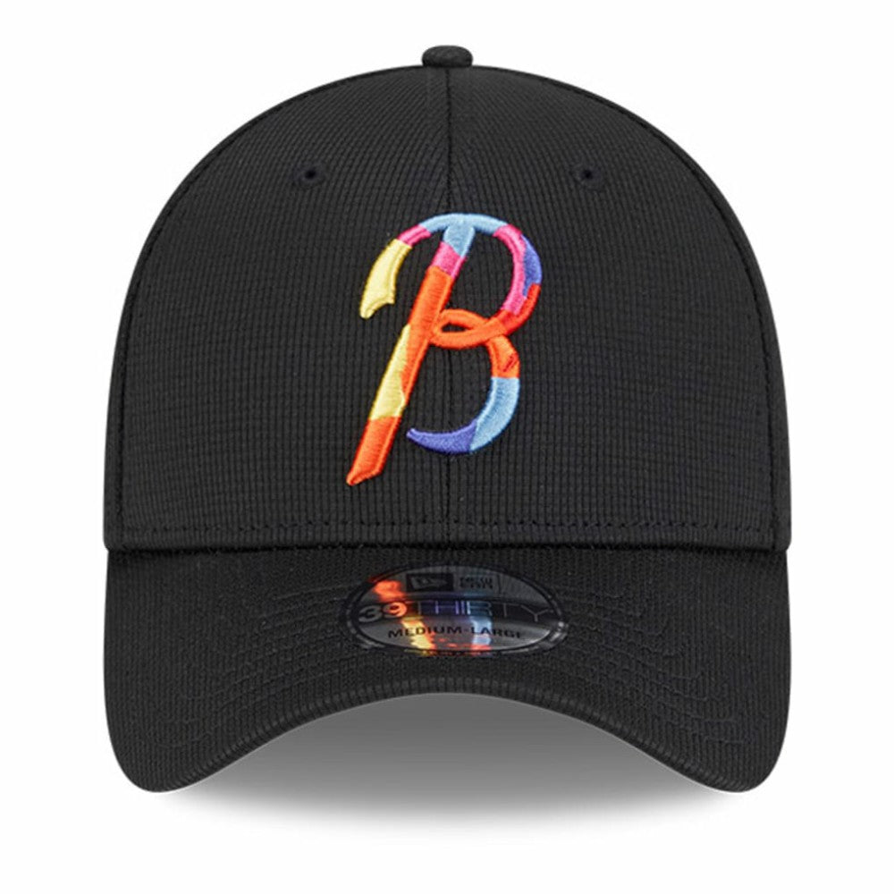 Baltimore Orioles New Era City Connect Batting Practice 39THIRTY Flex Hat - Black Hats