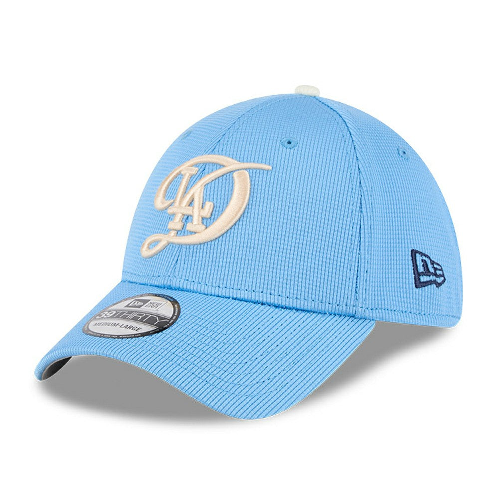 Los Angeles Dodgers New Era City Connect Batting Practice 39THIRTY Flex Hat - Light Blue Hats