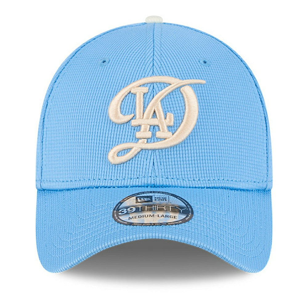 Los Angeles Dodgers New Era City Connect Batting Practice 39THIRTY Flex Hat - Light Blue Hats