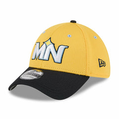 Minnesota Twins New Era City Connect Batting Practice 39THIRTY Flex Hat - Yellow/Black Hats