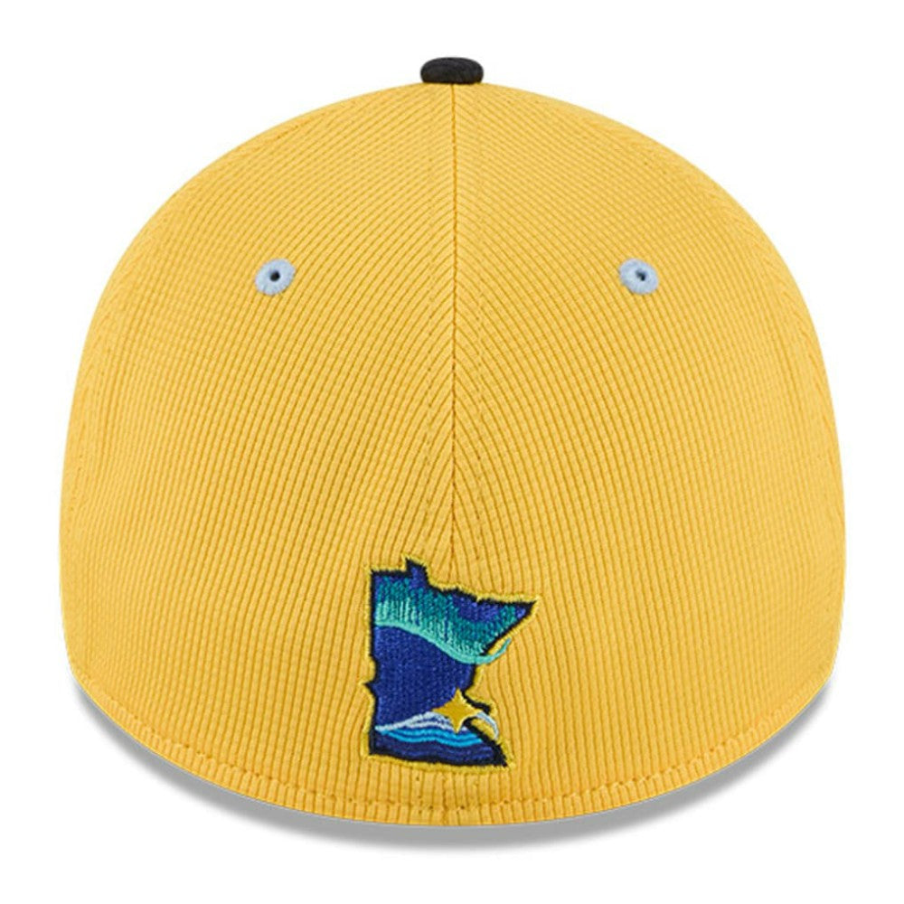 Minnesota Twins New Era City Connect Batting Practice 39THIRTY Flex Hat - Yellow/Black Hats