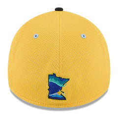 Minnesota Twins New Era City Connect Batting Practice 39THIRTY Flex Hat - Yellow/Black Hats